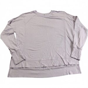Sweaty Betty London lavender after class long line sweatshirtSize L